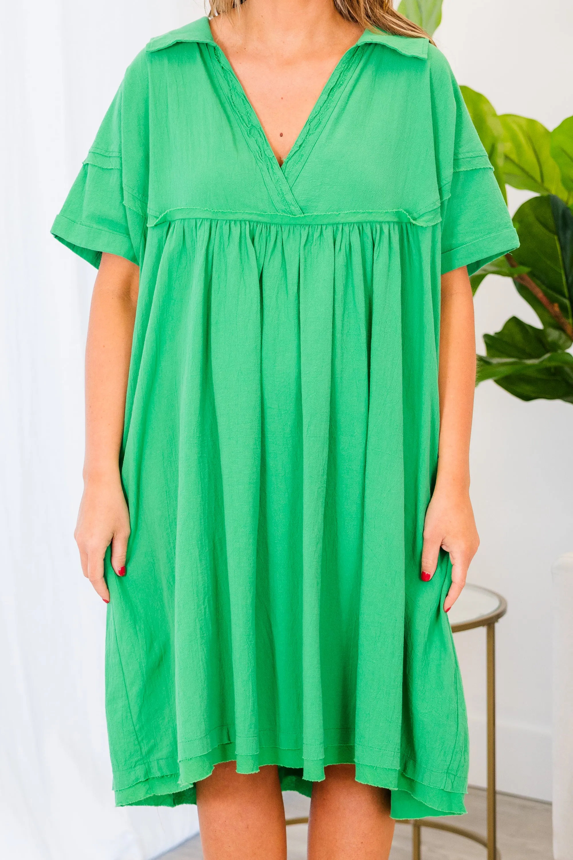 Something About Us Dress, Kelly Green