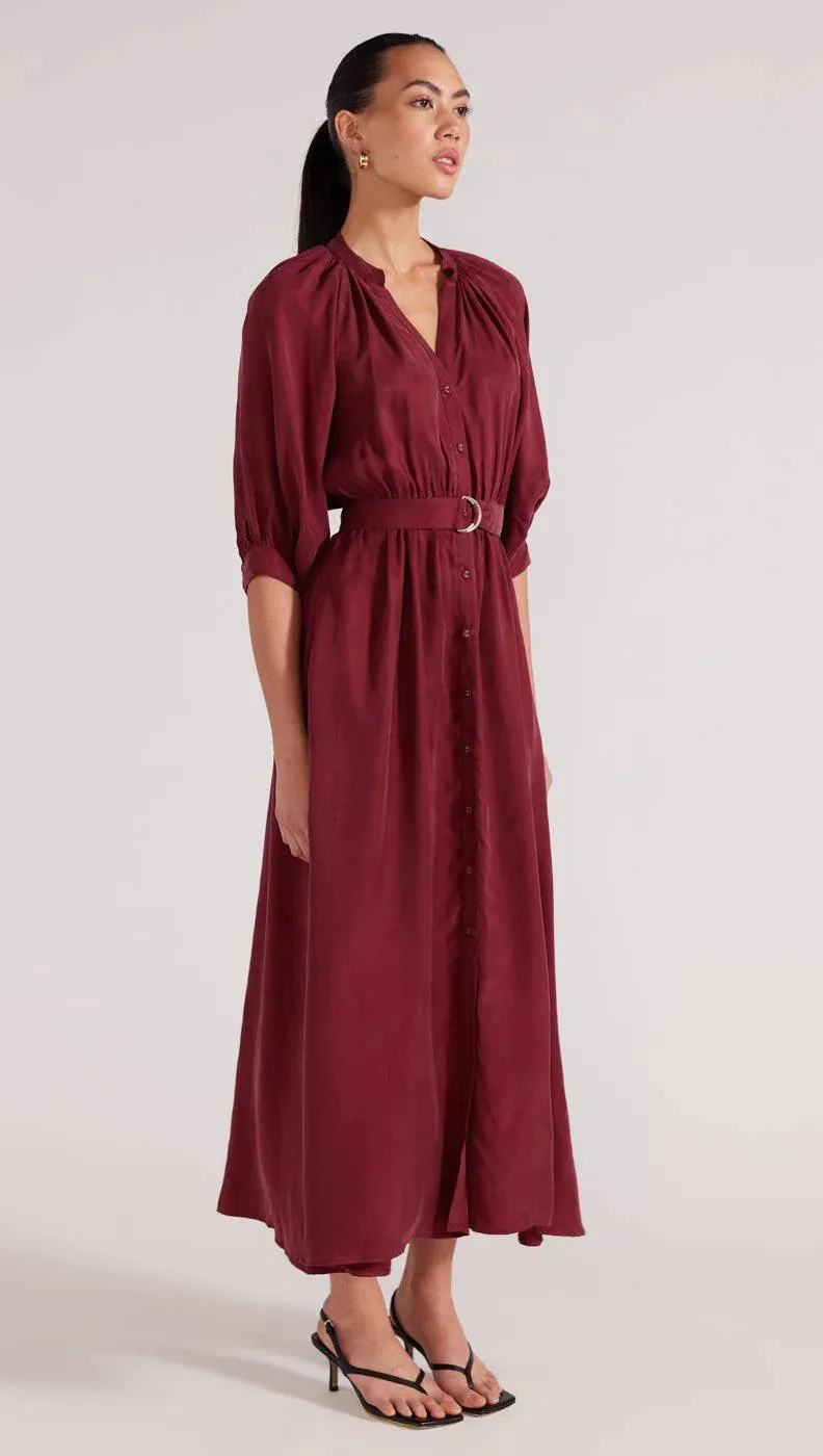 Staple the Label - Monique Midi Dress Plum