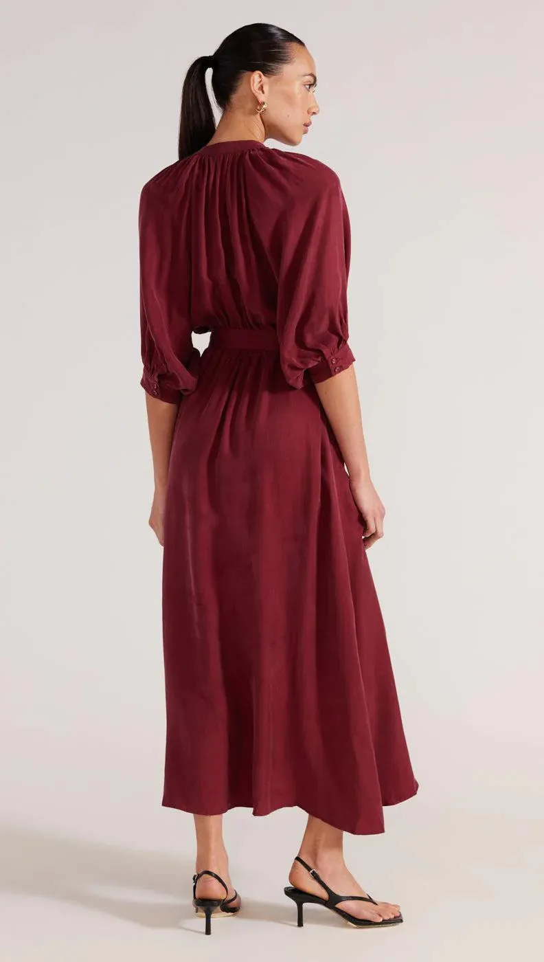 Staple the Label - Monique Midi Dress Plum