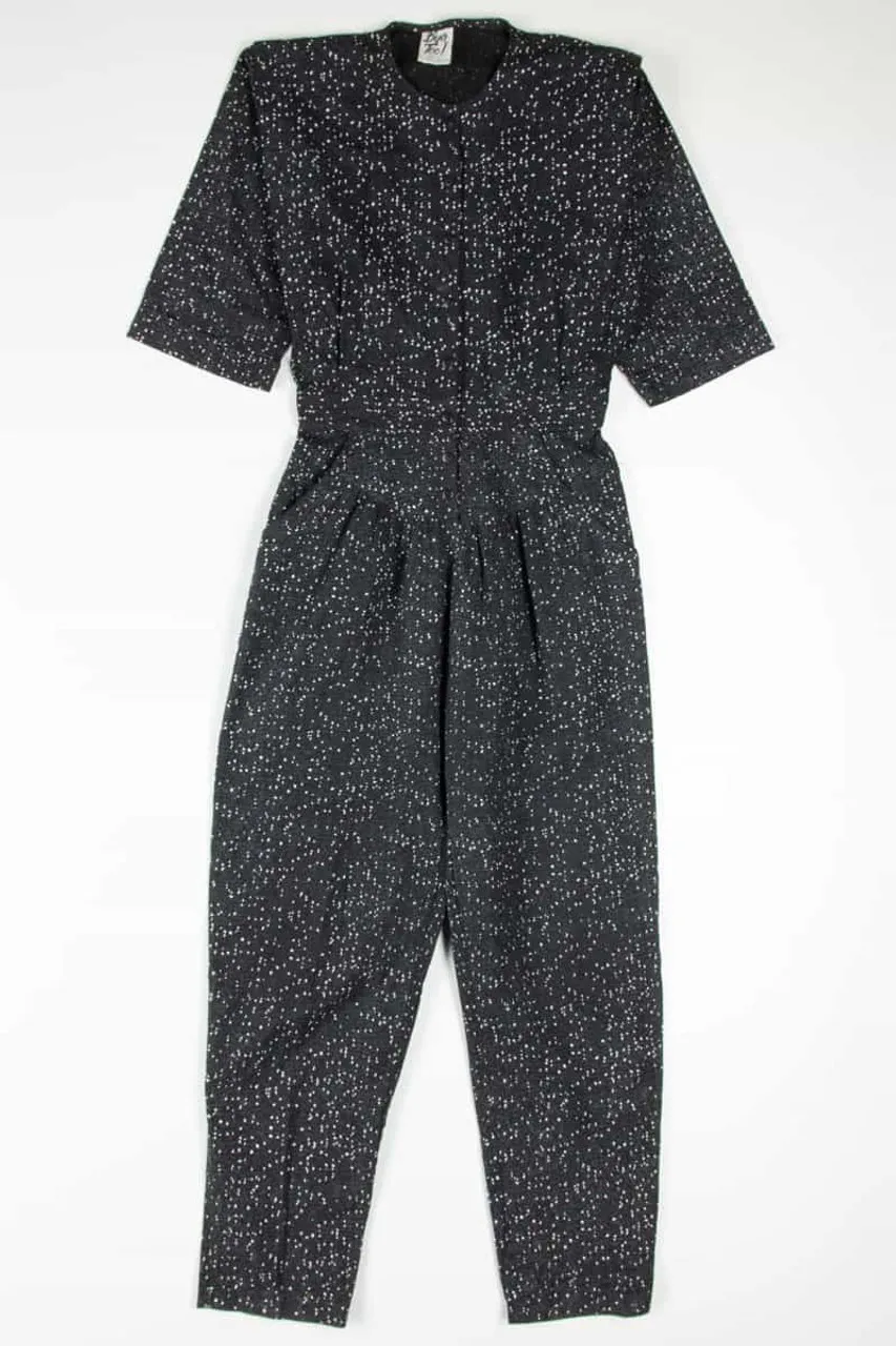 Static Dots Retro Romper