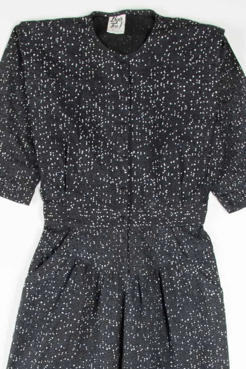 Static Dots Retro Romper