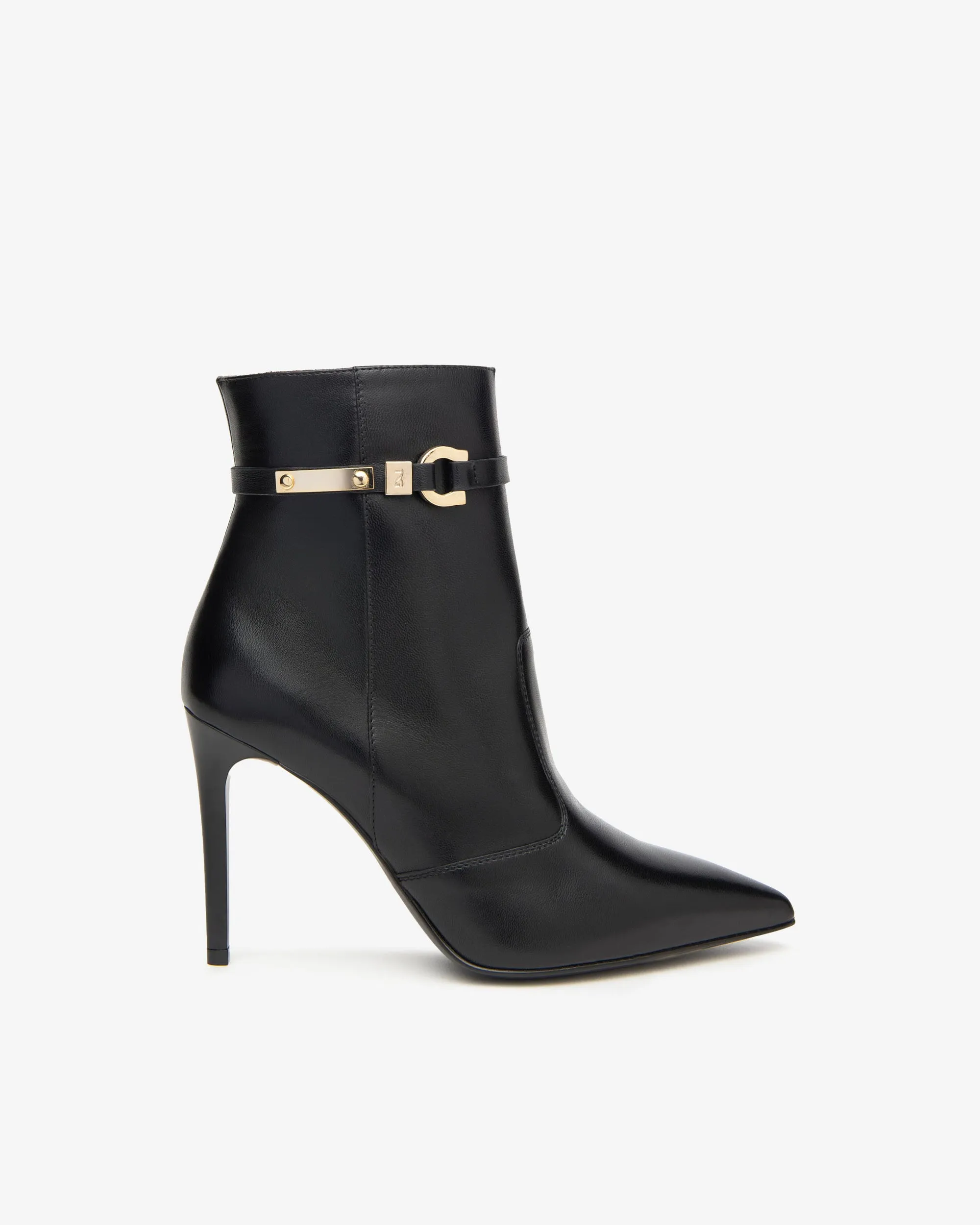 STILETTO ANKLE BOOT BLACK - NEROGIARDINI