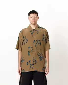 Summer Shirt in Khaki/Ink