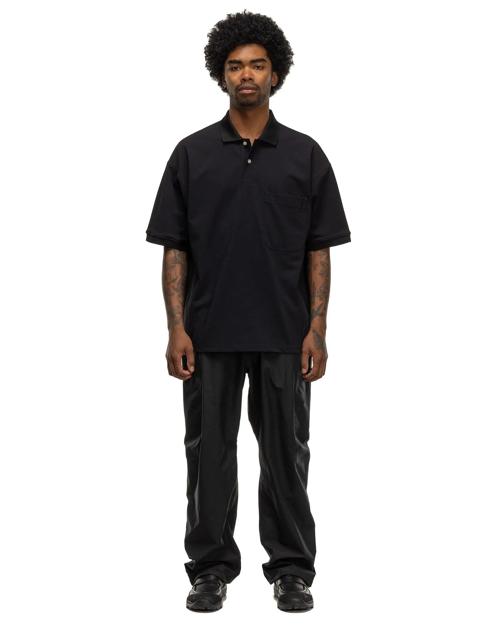 Tech Polo Shirts S/S Black