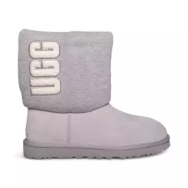 UGG Classic Short Fur Jersey Cozy Seal Boots - Women's