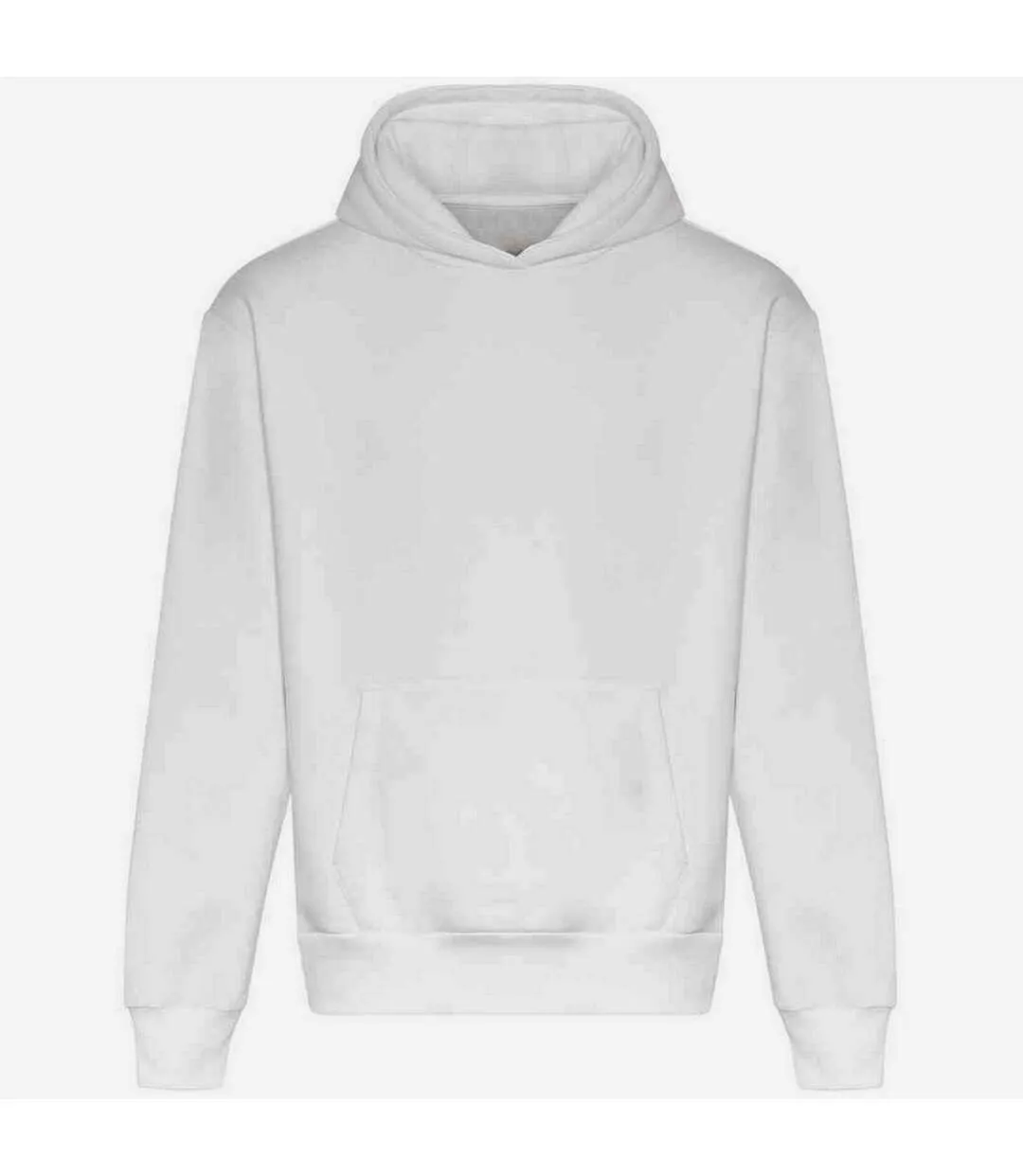 Unisex adult signature heavyweight hoodie white Awdis