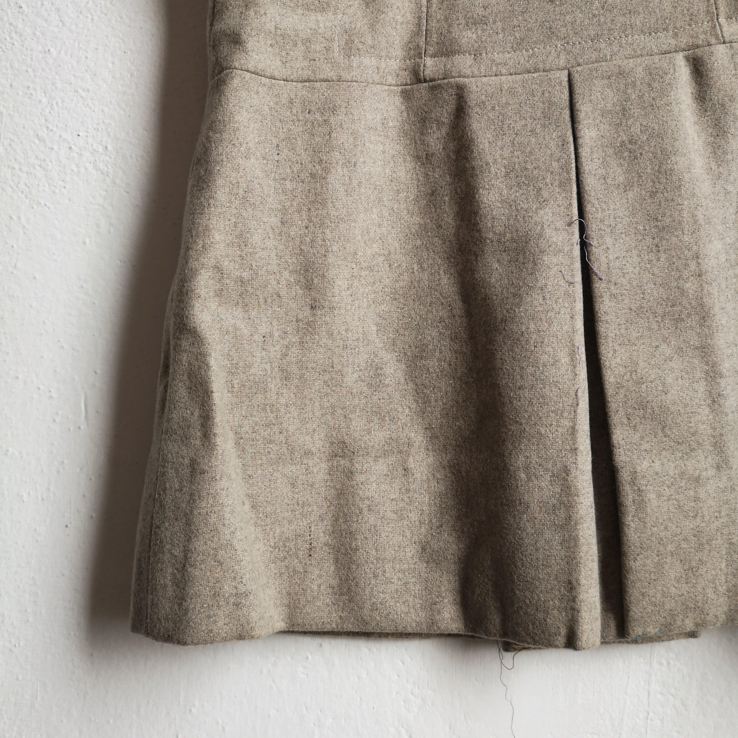 [Unworn]  VINTAGE Wool dress 4Y  (dead stock)