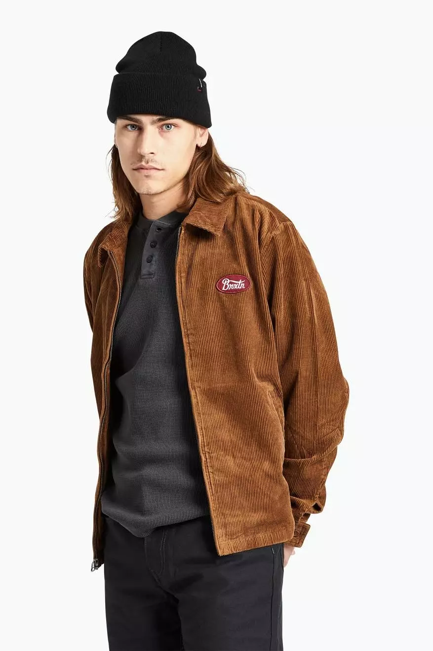 Utopia Mens Lightweight Jacket - Bison Cord