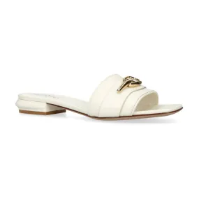 VALENTINO GARAVANI V Logo Moon Sandals - WHITE