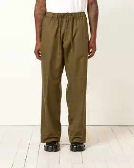 Veloso Pant in Brushed Back Sateen in Olive