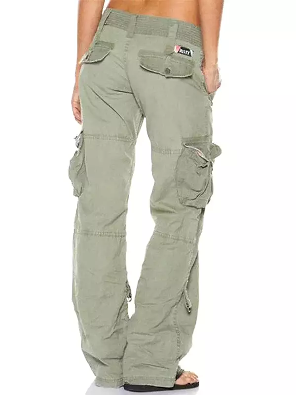 Versatile and Comfortable Women's Cotton Cargo Pants - Perfect for Everyday Wear