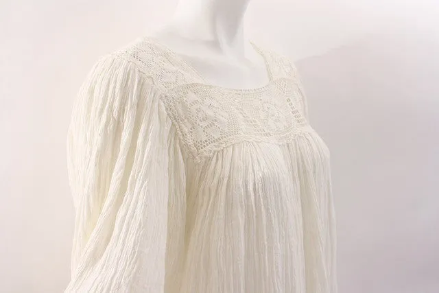 Vintage Bohemian Mexican Dress