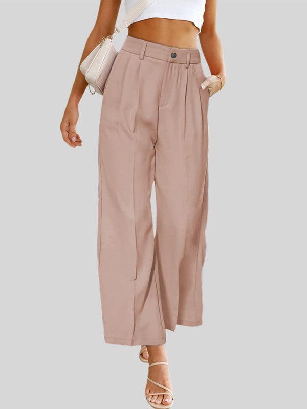 Wide Leg Women Pants With Pockets