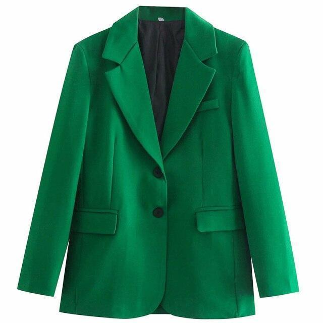 Women Dark Green Pantsuit