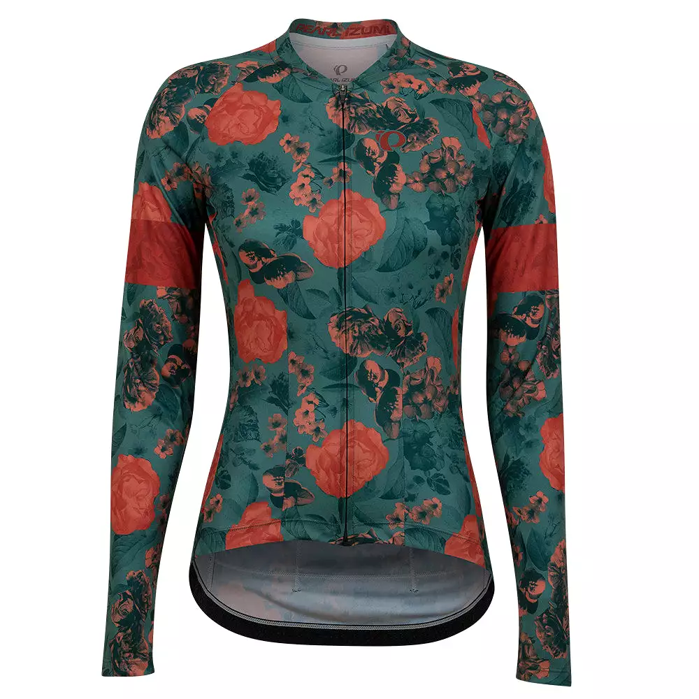 Women's Attack Long Sleeve Jersey- Floral