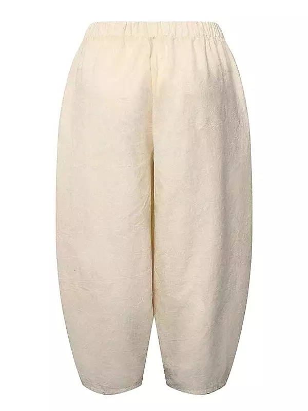 Women's Cotton Wide Leg Gauchos Pants with Pockets