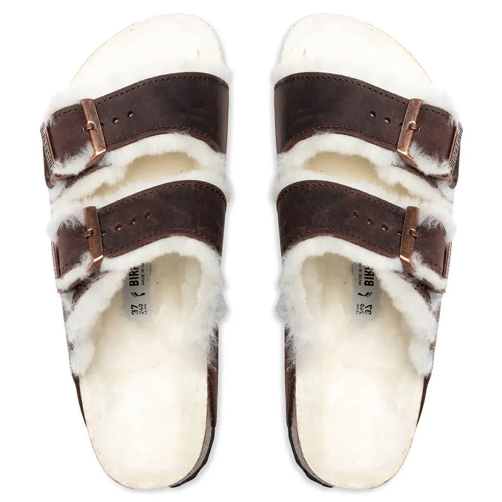 Women's Narrow Arizona Shearling - Habana Oil