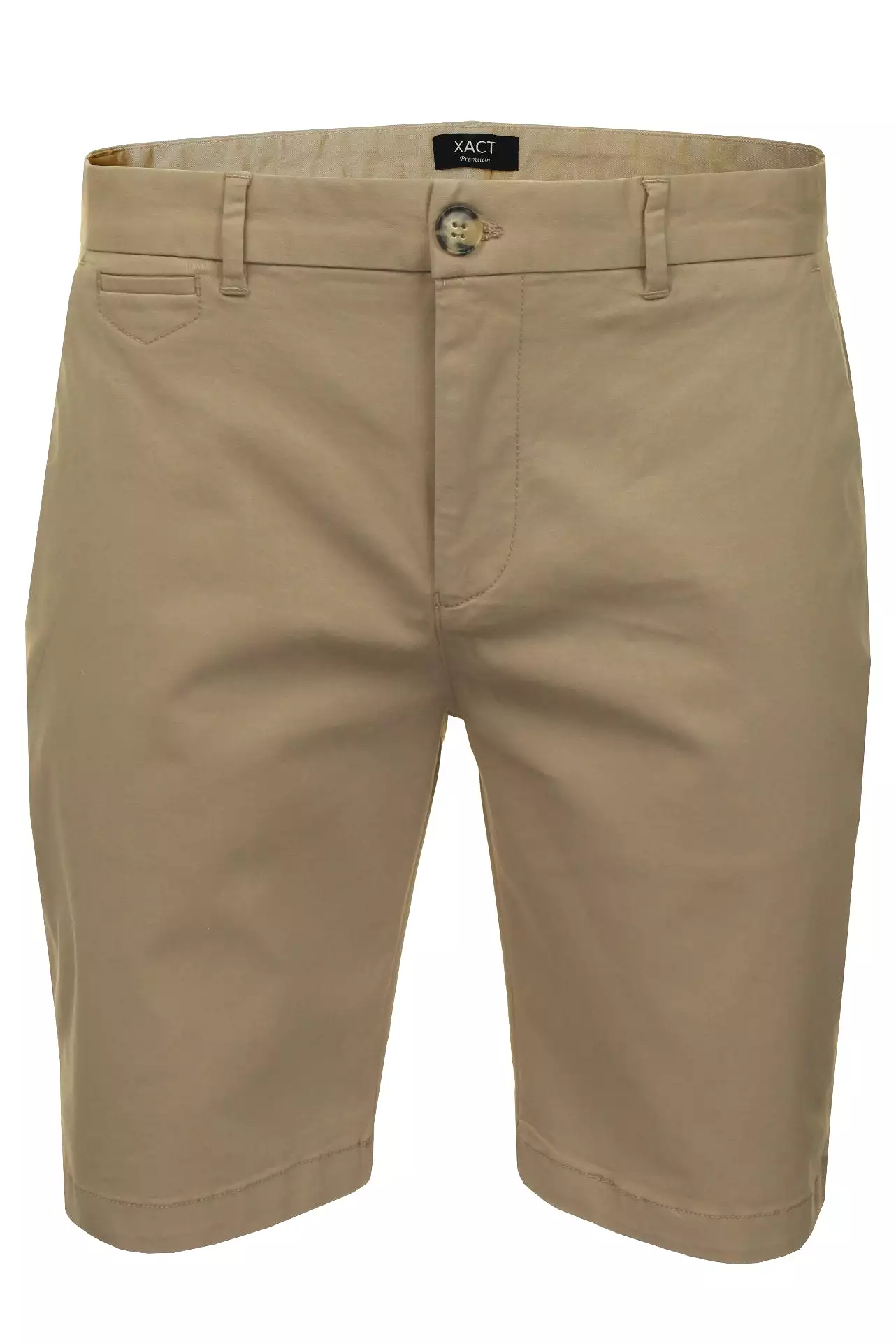 Xact Men's Premium Tailored Stretch Chino Shorts