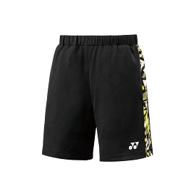 Yonex Japan National Badminton/ Sports Shorts 15155EX Black/ Yellow MEN'S