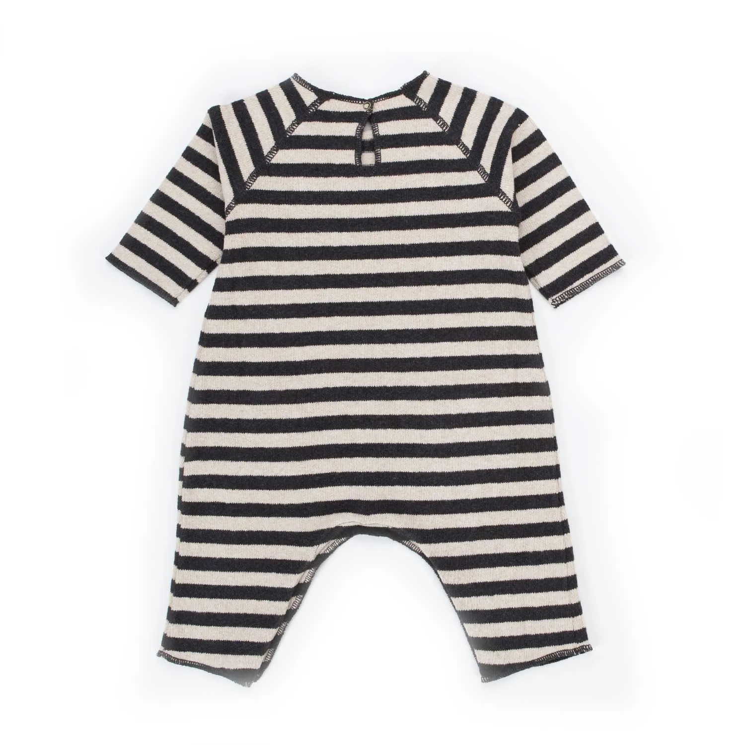 Zhoe & Tobiah Unisex Baby Striped Romper